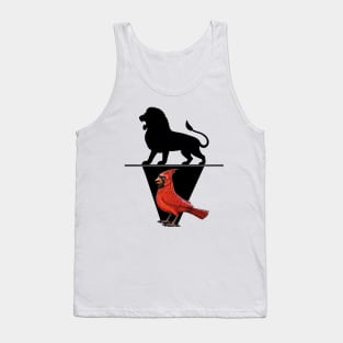 Red Cardinal bird Tank Top